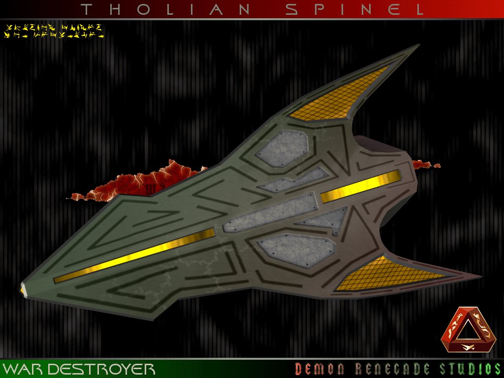 NX Era Tholian Spinner Star trek ships, Star trek universe